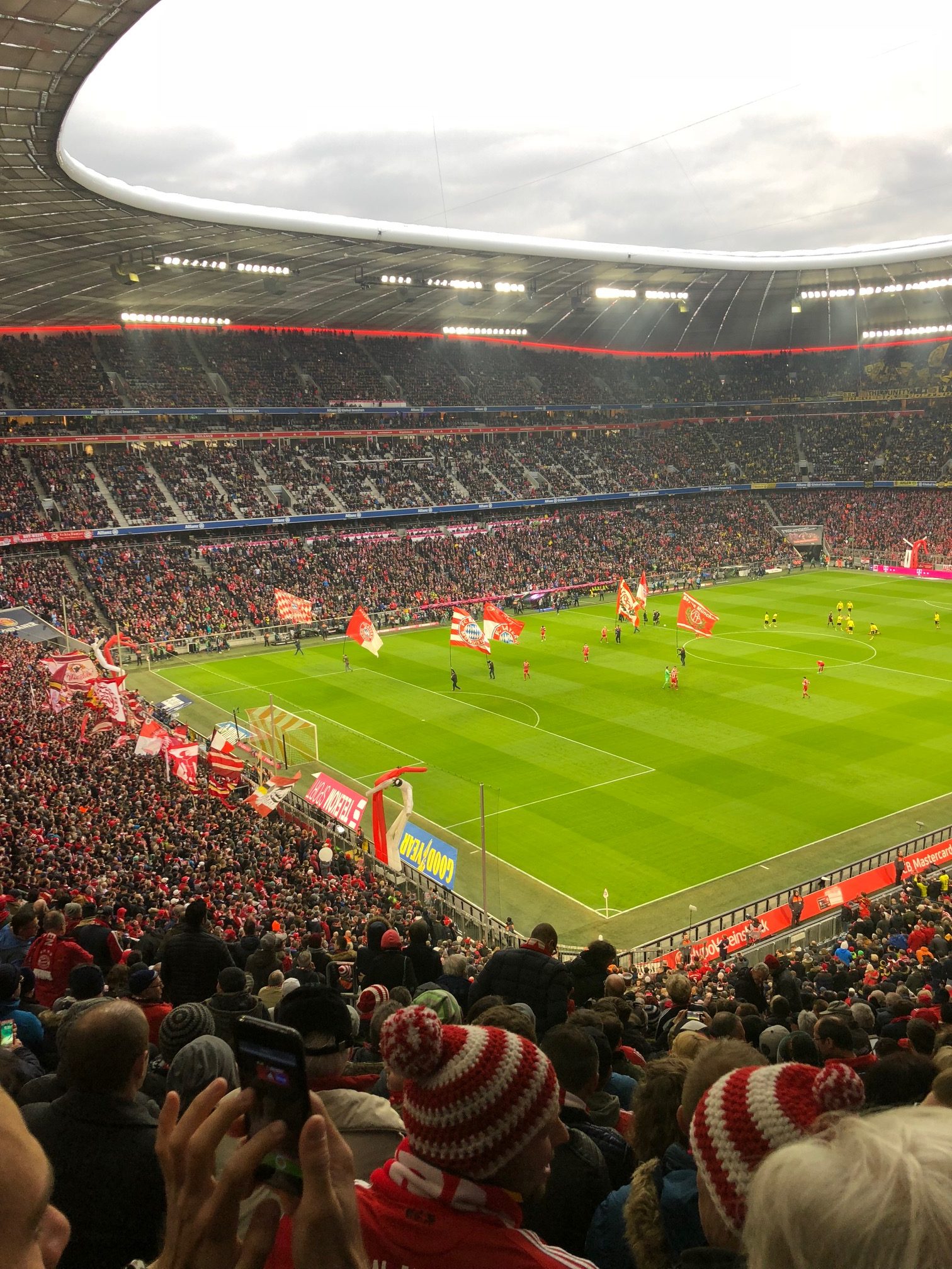 Optakt, Bayern München, øl på stadion