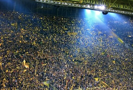 Dortmunds fans, spilletidspunkter, optakt