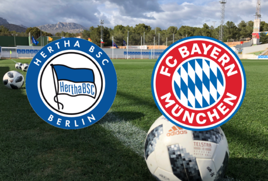 Hertha BSC, Bayern München, højdepunkter, optakt