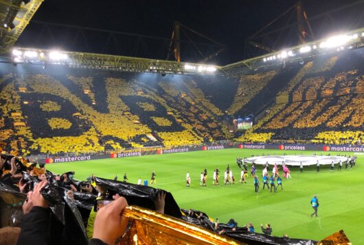 Optakt, Borussia Dortmund, fodboldrejse, spilletidspunkter