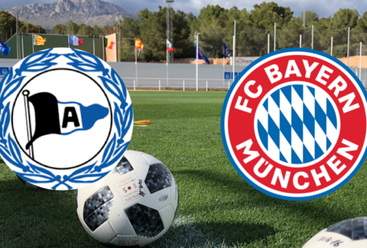 Optakt, højdepunkter, Arminia Bielefeld, Bayern München