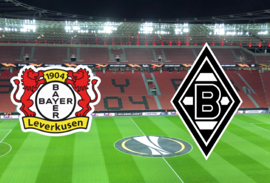 Bayer Leverkusen, Gladbach, Højdepunkter, optakt, mål
