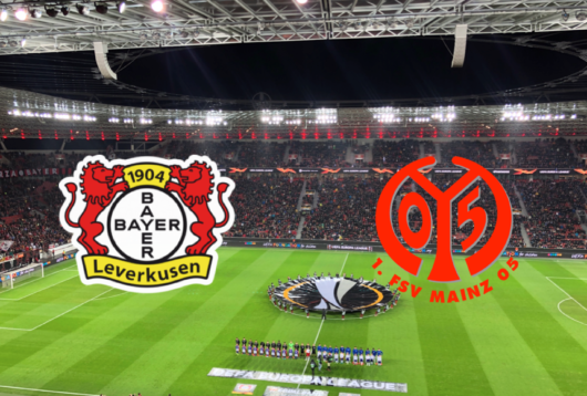 Bayer Leverkusen, Mainz 05, Højdepunkter, optakt, mål