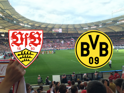 Højdepunkter, optakt, VfB Stuttgart, Borussia Dortmund