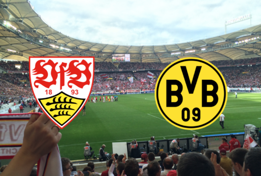 Højdepunkter, optakt, VfB Stuttgart, Borussia Dortmund