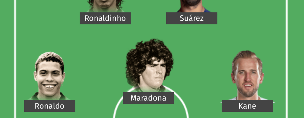 Handler, Diego Maradona, Harry Kane, Ronaldinho, Ronaldo