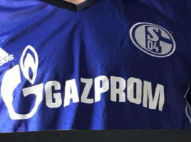Schalke, Gazprom, trøjesponsorer