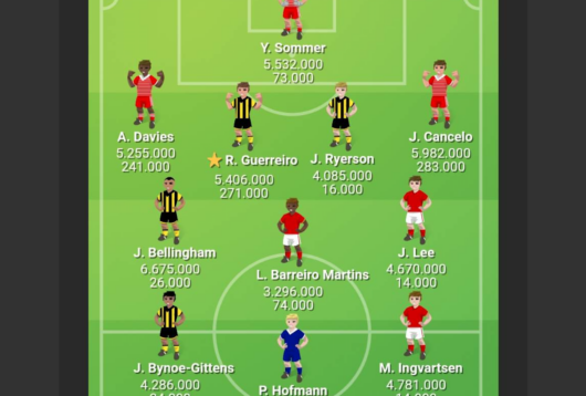 Bundesliga Manager, Bundes Manager, spillerunde 25, holdet.dk