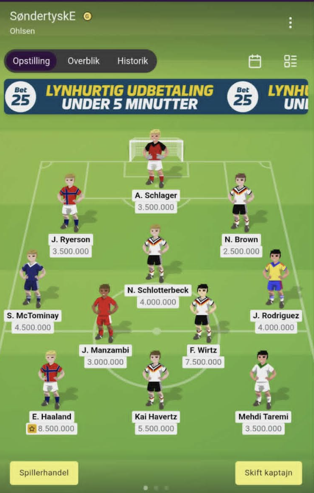 VM Manager 2026 runde 1